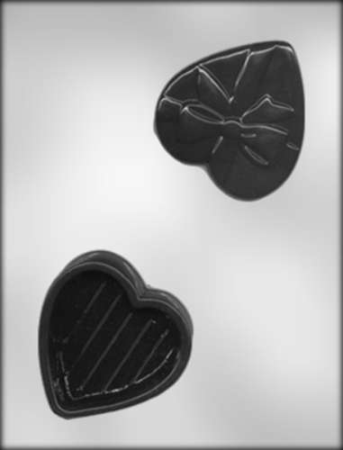 Heart Pour Box Chocolate Mould - Click Image to Close